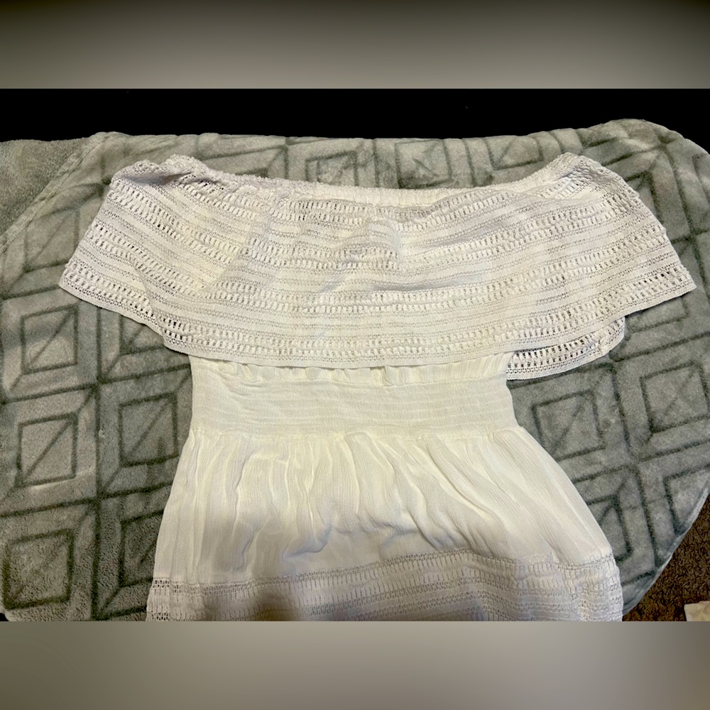 White casual dress
